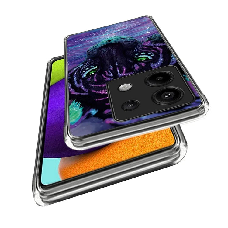 For Xiaomi Redmi Note 13 Pro 5G / Poco X6 5G Slim Case Pattern Printing Shockproof TPU Phone Cover