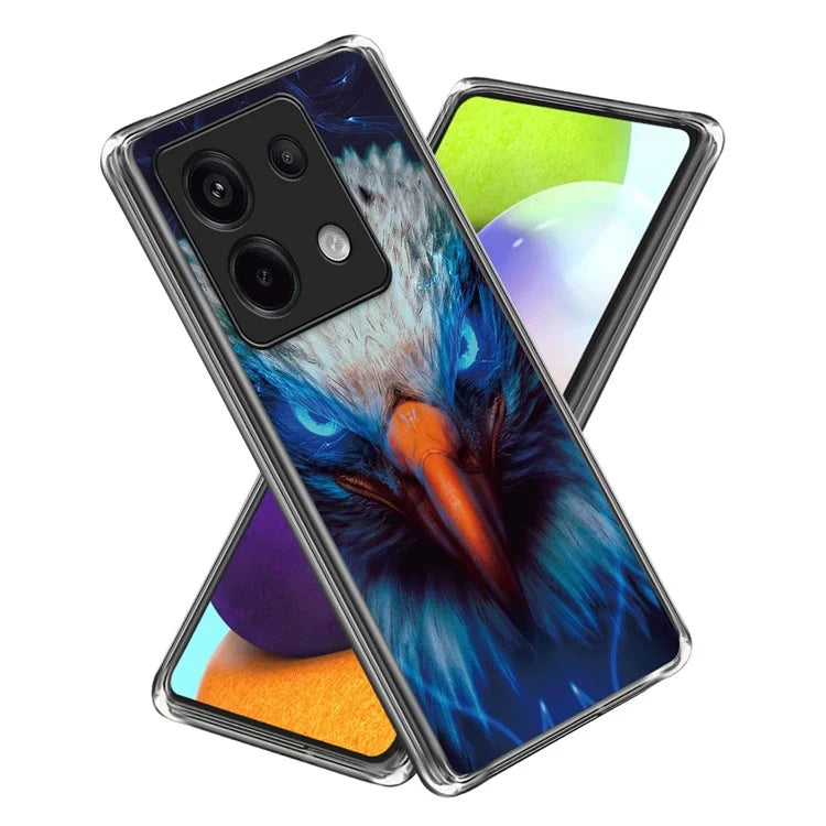 For Xiaomi Redmi Note 13 Pro 5G / Poco X6 5G Slim Case Pattern Printing Shockproof TPU Phone Cover