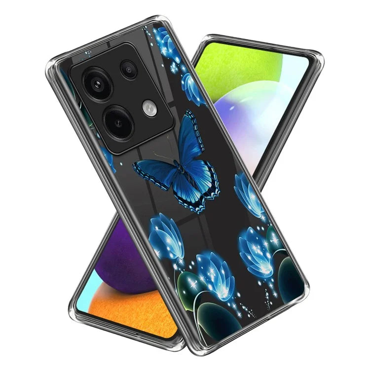 For Xiaomi Redmi Note 13 Pro 5G / Poco X6 5G Slim Case Pattern Printing Shockproof TPU Phone Cover