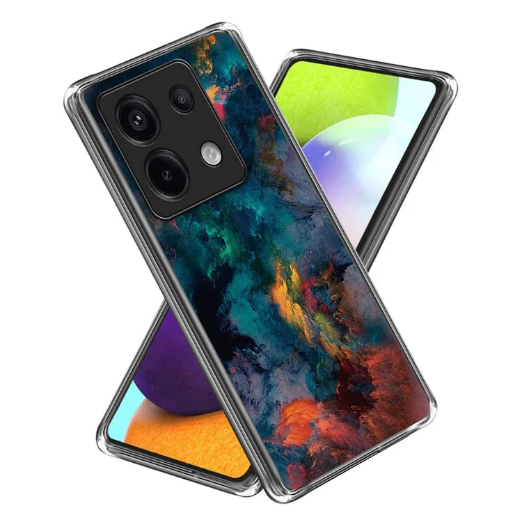 For Xiaomi Redmi Note 13 Pro 5G / Poco X6 5G Slim Case Pattern Printing Shockproof TPU Phone Cover