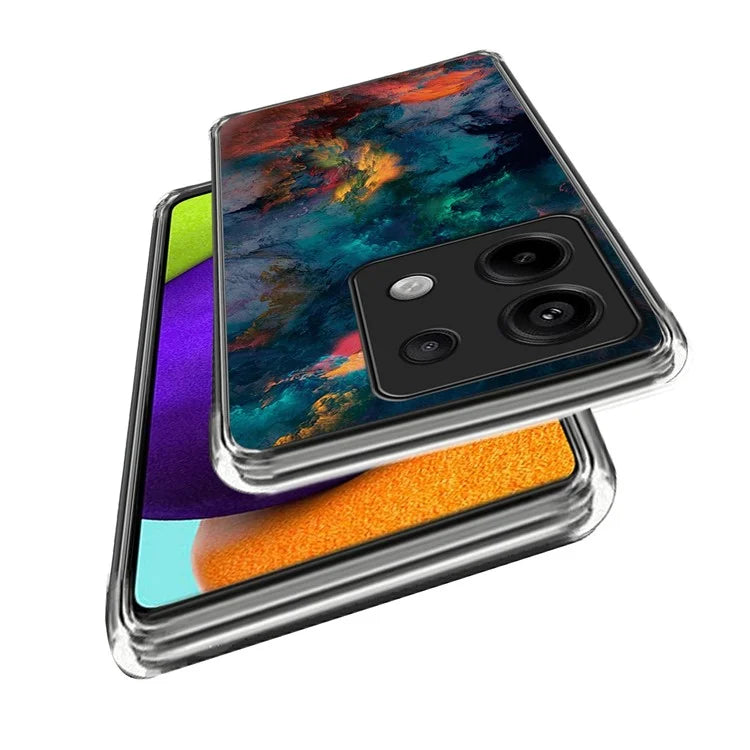 For Xiaomi Redmi Note 13 Pro 5G / Poco X6 5G Slim Case Pattern Printing Shockproof TPU Phone Cover
