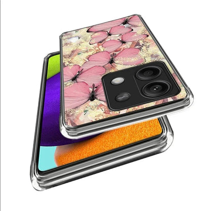 For Xiaomi Redmi Note 13 5G Case IMD Pattern Printing TPU Slim Phone Cover