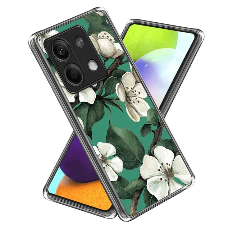 For Xiaomi Redmi Note 13 5G Case IMD Pattern Printing TPU Slim Phone Cover
