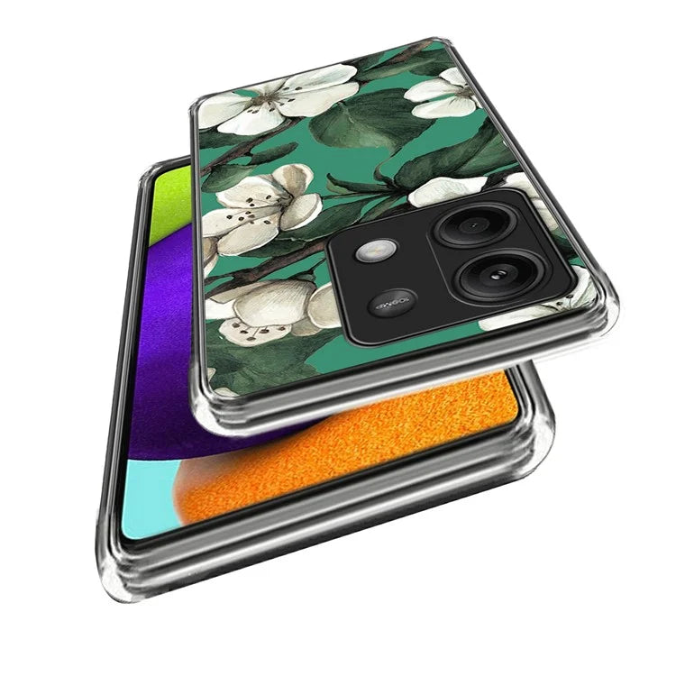 For Xiaomi Redmi Note 13 5G Case IMD Pattern Printing TPU Slim Phone Cover