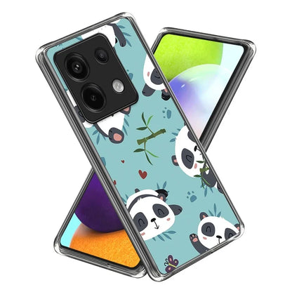 For Xiaomi Redmi Note 13 Pro 5G / Poco X6 5G TPU Case Soft Phone Cover IMD Pattern Printing