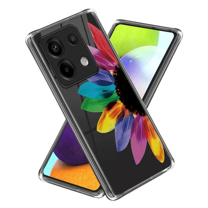 For Xiaomi Redmi Note 13 Pro 5G / Poco X6 5G TPU Case Soft Phone Cover IMD Pattern Printing