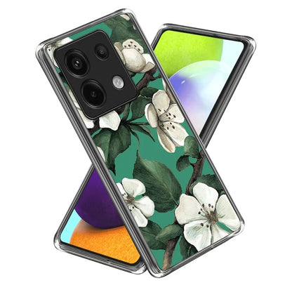 For Xiaomi Redmi Note 13 Pro 5G / Poco X6 5G TPU Case Soft Phone Cover IMD Pattern Printing