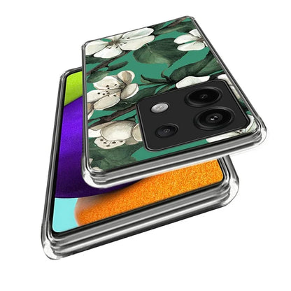 For Xiaomi Redmi Note 13 Pro 5G / Poco X6 5G TPU Case Soft Phone Cover IMD Pattern Printing