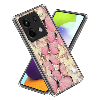 For Xiaomi Redmi Note 13 Pro 5G / Poco X6 5G TPU Case Soft Phone Cover IMD Pattern Printing