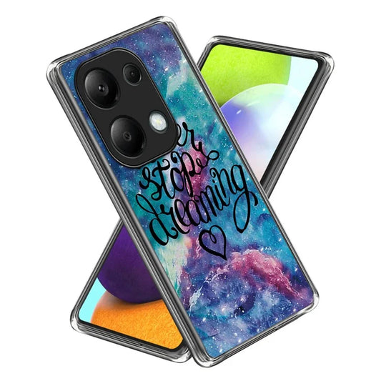 For Xiaomi Redmi Note 13 Pro 4G / Poco M6 Pro 4G Case IMD Pattern Printing Phone TPU Cover