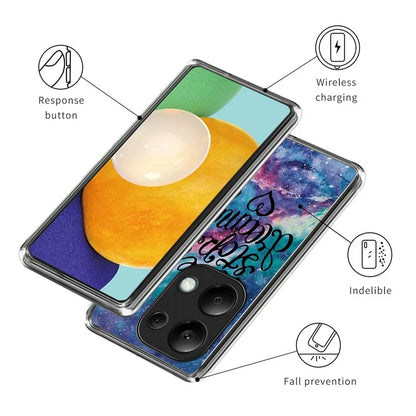 For Xiaomi Redmi Note 13 Pro 4G / Poco M6 Pro 4G Case IMD Pattern Printing Phone TPU Cover