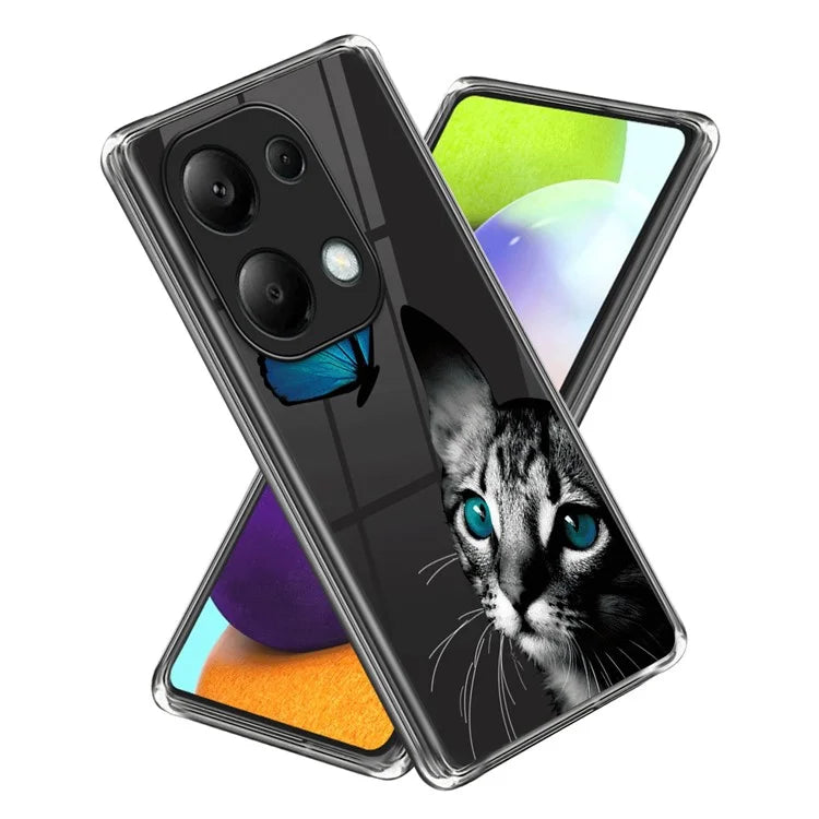 For Xiaomi Redmi Note 13 Pro 4G / Poco M6 Pro 4G Case IMD Pattern Printing Phone TPU Cover