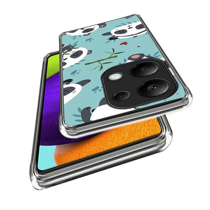 For Xiaomi Redmi Note 13 Pro 4G / Poco M6 Pro 4G Case IMD Pattern Printing Phone TPU Cover