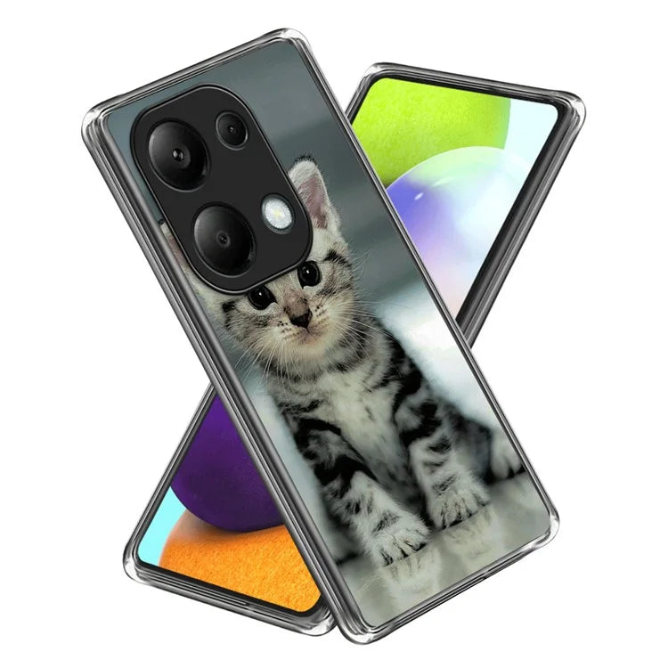 For Xiaomi Redmi Note 13 Pro 4G / Poco M6 Pro 4G Case IMD Pattern Printing Phone TPU Cover