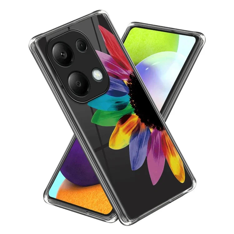 For Xiaomi Redmi Note 13 Pro 4G / Poco M6 Pro 4G Case IMD Pattern Printing Phone TPU Cover