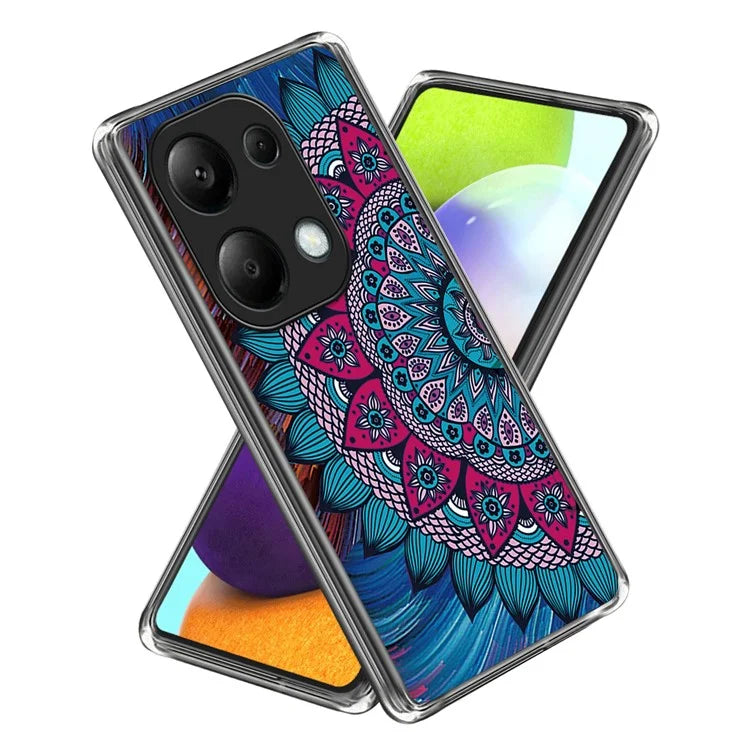 For Xiaomi Redmi Note 13 Pro 4G / Poco M6 Pro 4G Case IMD Pattern Printing Phone TPU Cover