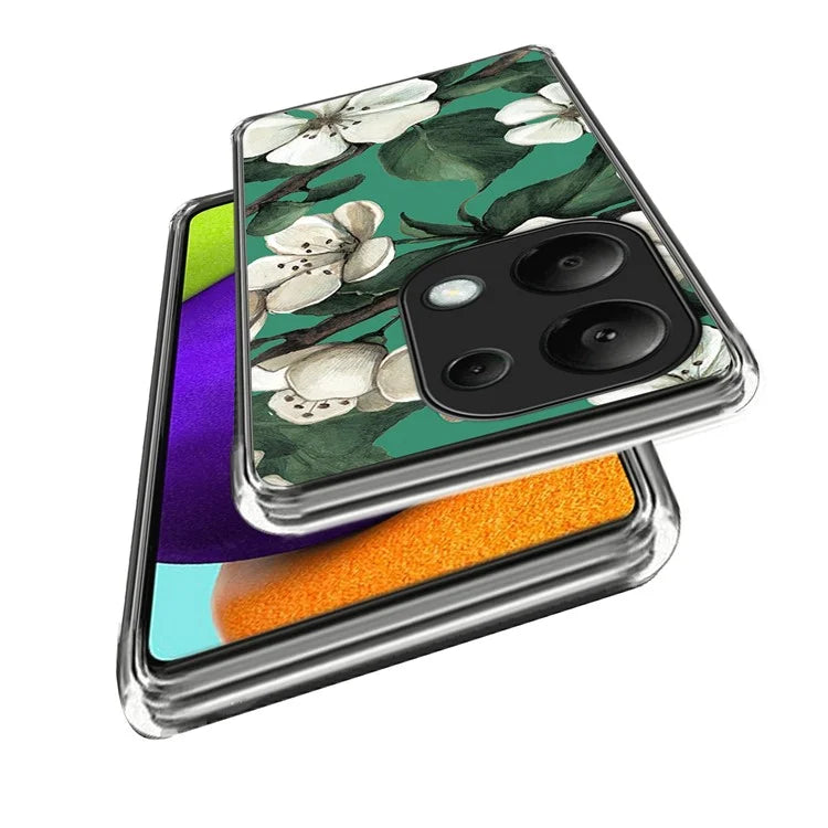 For Xiaomi Redmi Note 13 Pro 4G / Poco M6 Pro 4G Case IMD Pattern Printing Phone TPU Cover