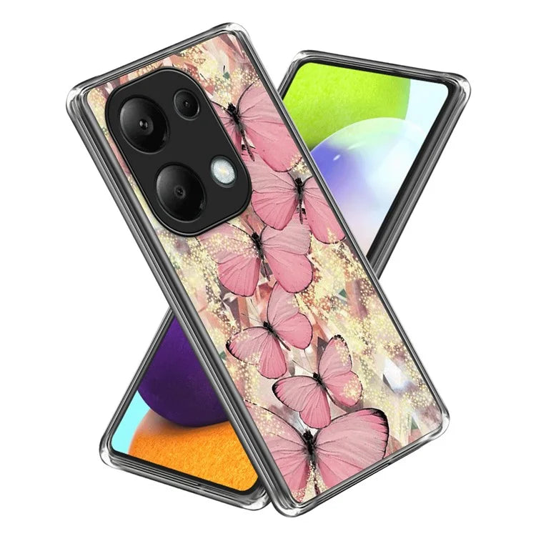 For Xiaomi Redmi Note 13 Pro 4G / Poco M6 Pro 4G Case IMD Pattern Printing Phone TPU Cover