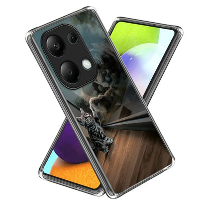 For Xiaomi Redmi Note 13 Pro 4G / Poco M6 Pro 4G Case IMD Pattern Printing Phone TPU Cover