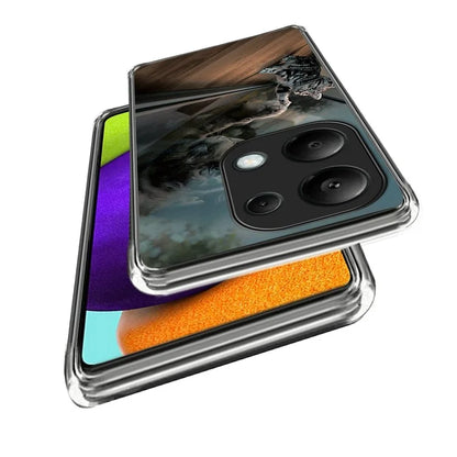 For Xiaomi Redmi Note 13 Pro 4G / Poco M6 Pro 4G Case IMD Pattern Printing Phone TPU Cover