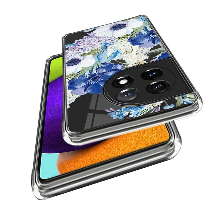 For OnePlus Ace 3 5G / 12R 5G Case Soft TPU IMD Pattern Printing Protective Phone Cover