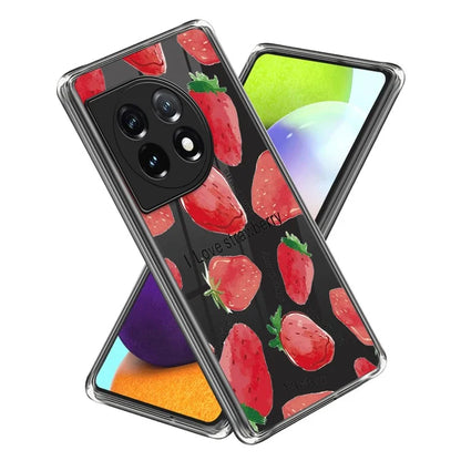 For OnePlus Ace 3 5G / 12R 5G Case Soft TPU IMD Pattern Printing Protective Phone Cover