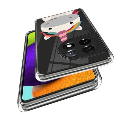 For OnePlus Ace 3 5G / 12R 5G Case Soft TPU IMD Pattern Printing Protective Phone Cover