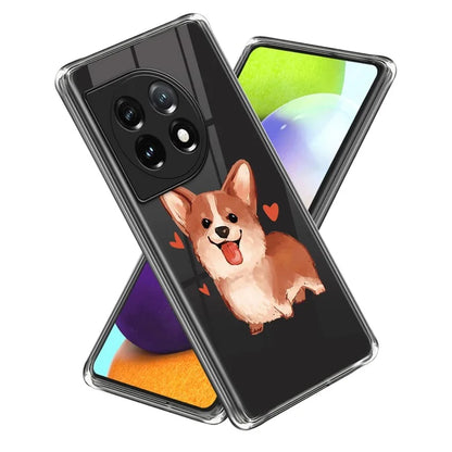 For OnePlus Ace 3 5G / 12R 5G Case Soft TPU IMD Pattern Printing Protective Phone Cover