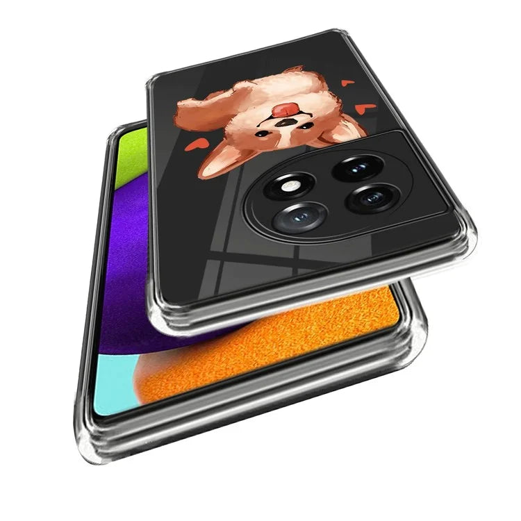 For OnePlus Ace 3 5G / 12R 5G Case Soft TPU IMD Pattern Printing Protective Phone Cover