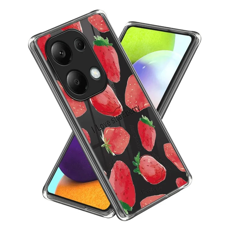 For Xiaomi Redmi Note 13 Pro 4G / Poco M6 Pro 4G TPU Phone Case IMD Pattern Printing Back Cover