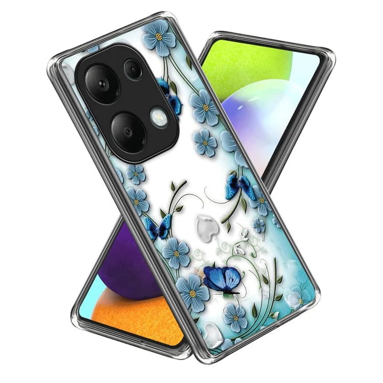 For Xiaomi Redmi Note 13 Pro 4G / Poco M6 Pro 4G TPU Phone Case IMD Pattern Printing Back Cover