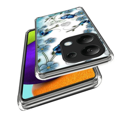 For Xiaomi Redmi Note 13 Pro 4G / Poco M6 Pro 4G TPU Phone Case IMD Pattern Printing Back Cover