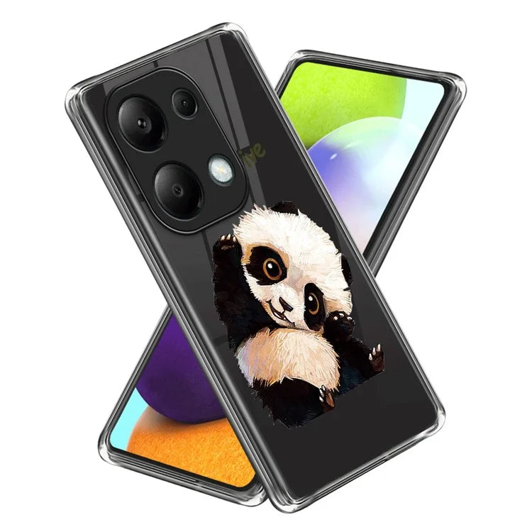For Xiaomi Redmi Note 13 Pro 4G / Poco M6 Pro 4G TPU Phone Case IMD Pattern Printing Back Cover