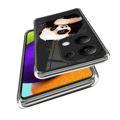 For Xiaomi Redmi Note 13 Pro 4G / Poco M6 Pro 4G TPU Phone Case IMD Pattern Printing Back Cover