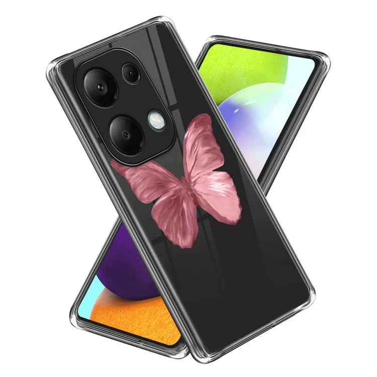 For Xiaomi Redmi Note 13 Pro 4G / Poco M6 Pro 4G TPU Phone Case IMD Pattern Printing Back Cover
