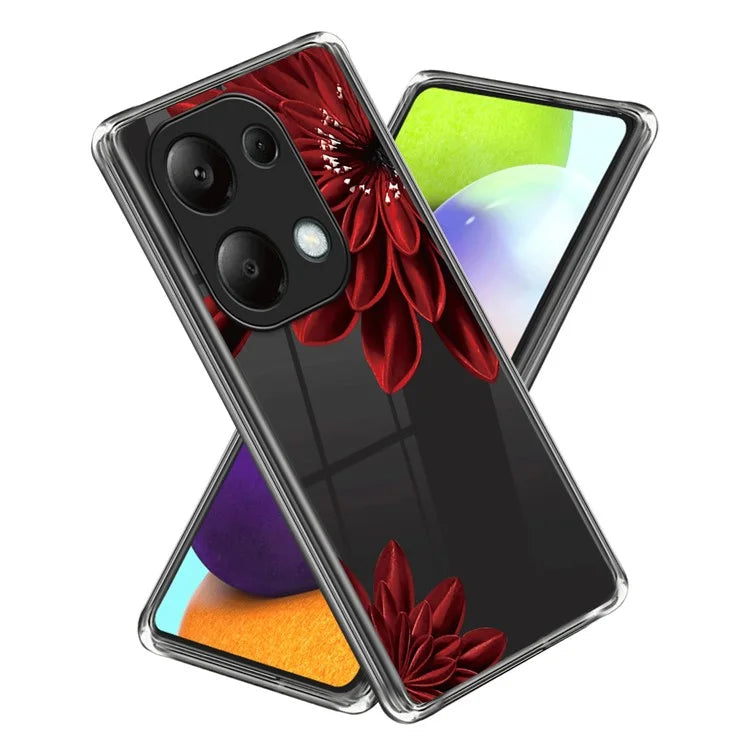 For Xiaomi Redmi Note 13 Pro 4G / Poco M6 Pro 4G TPU Phone Case IMD Pattern Printing Back Cover