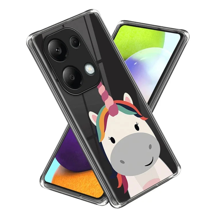 For Xiaomi Redmi Note 13 Pro 4G / Poco M6 Pro 4G TPU Phone Case IMD Pattern Printing Back Cover