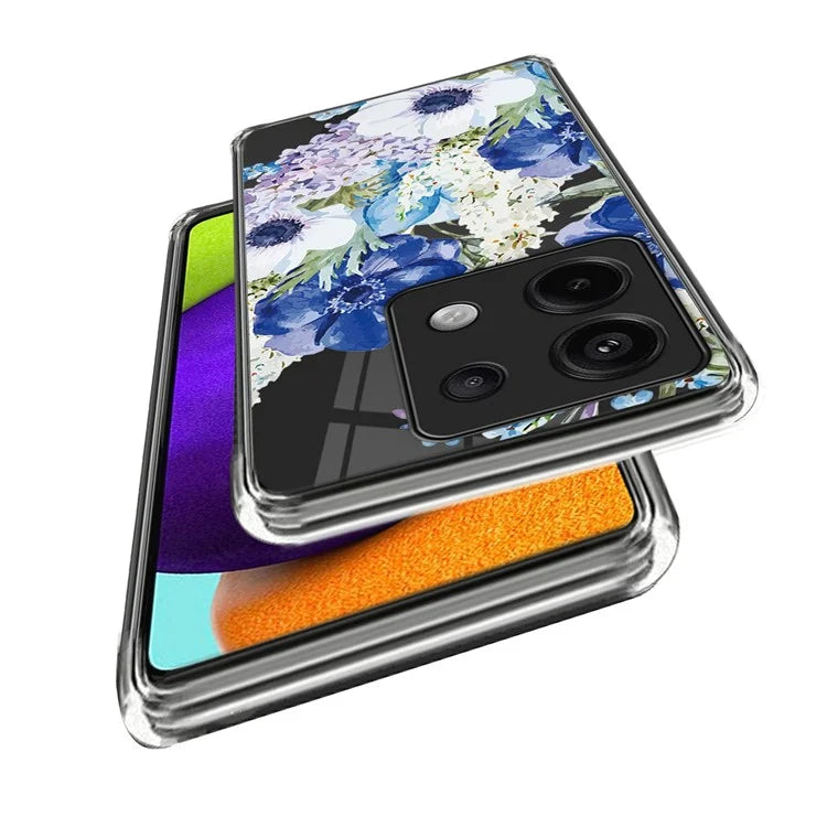 For Xiaomi Redmi Note 13 Pro 5G / Poco X6 5G Soft TPU Case IMD Pattern Printing Phone Cover