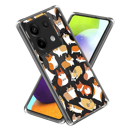For Xiaomi Redmi Note 13 Pro 5G / Poco X6 5G Soft TPU Case IMD Pattern Printing Phone Cover