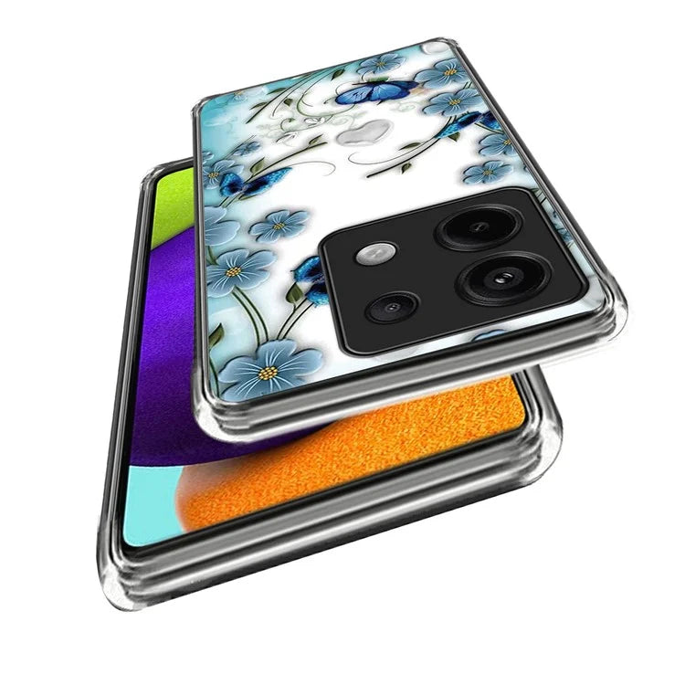 For Xiaomi Redmi Note 13 Pro 5G / Poco X6 5G Soft TPU Case IMD Pattern Printing Phone Cover