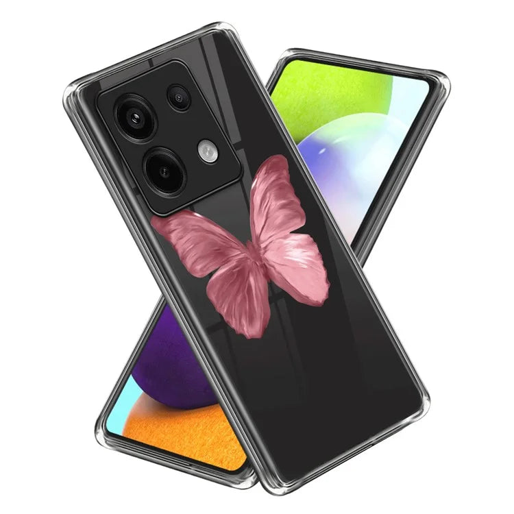 For Xiaomi Redmi Note 13 Pro 5G / Poco X6 5G Soft TPU Case IMD Pattern Printing Phone Cover