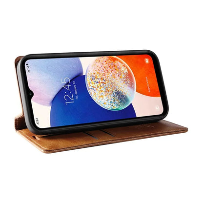 YIKATU YK-006 For Samsung Galaxy A24 4G (162.1 X 77.6 X 8.3mm) Phone Case Litchi Texture Leather Flip Wallet Cover
