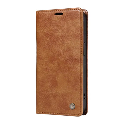 YIKATU YK-006 For Samsung Galaxy A24 4G (162.1 X 77.6 X 8.3mm) Phone Case Litchi Texture Leather Flip Wallet Cover