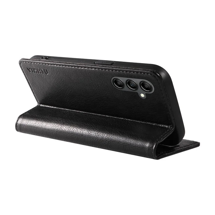 YIKATU YK-006 For Samsung Galaxy A24 4G (162.1 X 77.6 X 8.3mm) Phone Case Litchi Texture Leather Flip Wallet Cover