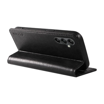 YIKATU YK-006 For Samsung Galaxy A24 4G (162.1 X 77.6 X 8.3mm) Phone Case Litchi Texture Leather Flip Wallet Cover