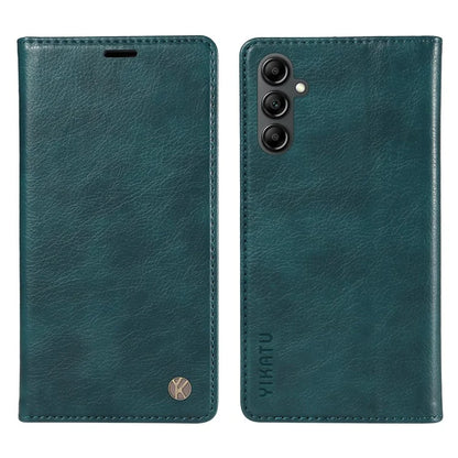 YIKATU YK-006 For Samsung Galaxy A24 4G (162.1 X 77.6 X 8.3mm) Phone Case Litchi Texture Leather Flip Wallet Cover