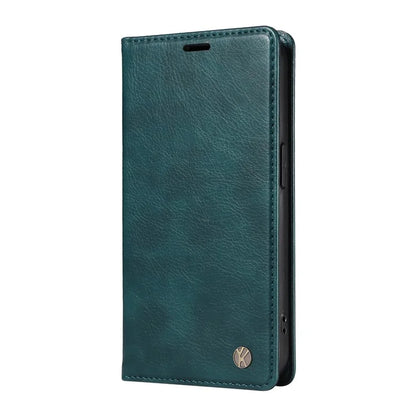 YIKATU YK-006 For Samsung Galaxy A24 4G (162.1 X 77.6 X 8.3mm) Phone Case Litchi Texture Leather Flip Wallet Cover