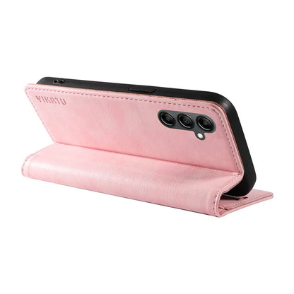 YIKATU YK-006 For Samsung Galaxy A24 4G (162.1 X 77.6 X 8.3mm) Phone Case Litchi Texture Leather Flip Wallet Cover