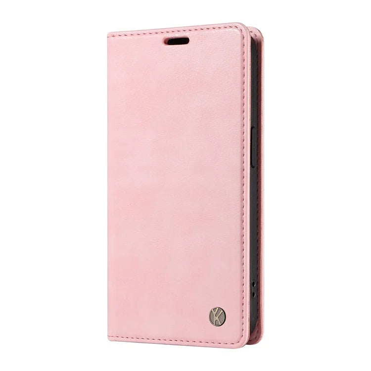 YIKATU YK-006 For Samsung Galaxy A24 4G (162.1 X 77.6 X 8.3mm) Phone Case Litchi Texture Leather Flip Wallet Cover