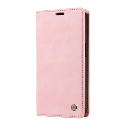 YIKATU YK-006 For Samsung Galaxy A24 4G (162.1 X 77.6 X 8.3mm) Phone Case Litchi Texture Leather Flip Wallet Cover